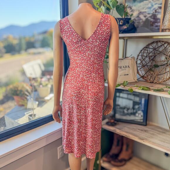 Rails Audrina Midi Dress in Red Ditsy, Feminine, Sleeveless, Women's Small - Picture 6 of 13